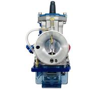 Carburateur de moto réglable PWK24 26 28 30 32 34mm carburateur de pour moto 2T 4T course Modification du couvercle inférieur bleu Transparent(30)