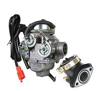 carburateur de moto Starter de carburateur PD24J pour motos, 24mm, pour Honda GY6 125cc 150cc, pour Scooter ATV 4 temps(GY6-B)