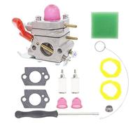 Carburateur de rechange pour débroussailleuse Poulan P4500 et Craftsman, compatible avec C1U-W19 AC04122 530071811, avec ligne de carburant, filtre à air, ampoules d'amorçage, rondelles de montage
