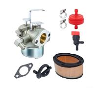 Carburateur de rechange pour moteurs Tecumseh 640152A 640023 pour souffleuses à neige 8HP 10HP Kit complet comprend un filtre à carburant et un filtre à air