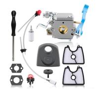 Carburateur de rechange pour souffleur à feuilles 590460102 avec kit de carburant compatible avec 125B pour 125BX pour modèles 125BVX pour une meilleure efficacité du carburant et la stabilité du