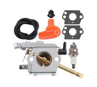 Carburateur de tondeuse à gazon Pour Stihl H24D FS48 FS52 FS66 FS81 FS86 FS106 pour WaIbro WT-45-1 pour coupe gazon pour étincelle pour prise ligne de carburant Carb Kit carburateur
