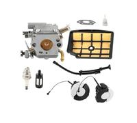 Carburateur de tondeuse à gazon réglable Kit de pièces de tronçonneuse, carburateur pour Stihl MS200 MS200T OEM 11291200653, fournitures de jardin pour la maison