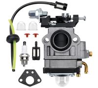 Carburateur Débroussailleuse 52cc 49cc 43cc Carburateur Debroussailleuse Carburateur pour Débroussailleuse Carbu Kit avec Joint Tuyau Bougie d'Allumage et Filtre à Essence