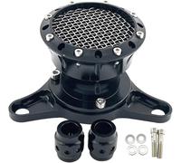 Carburateur débroussailleuse Pièces de Moteur Carburateur pour Moto pour Harley Rétro Filtre à air Nettoyant(Noir)