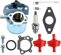 Carburateur débroussailleuse Pièces de Moteurs Carburateur Filtre à Carburant Ressort Kit Bougies d'allumage pour Briggs