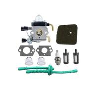 Carburateur débroussailleuse pour STIHL FS38 FS45 FS46 FS55 Carburateur FS-38 FS 45 46 FS-55 HL45 HL45Z HL45DZ C1Q-S97 avec Filtre à Air pour Kits de Prise(Kit)