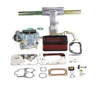 Carburateur DGEV 32/36 avec filtre à air (65 mm), kit de nettoyage, collecteur et joints, Compatible Pour les moteurs Bug, Weber, EMPI, Solex et Fajs.
