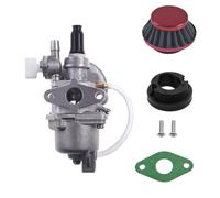 Carburateur empilable pour mini VTT, quad, moto tout-terrain, Pocket Bike 2 temps 47cc 49cc (rouge)