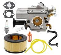 Carburateur et filtre à air de remplacement pour tronçonneuses Stihl MS271, MS291, MS261, MS271C, MS291C et MS261C, compatible avec le c