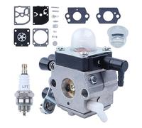 Carburateur for FS38 HS45 FS45 FS46 FS55 C1Q S186 avec kit de réparation de Joint de Membrane de carburateur, Bougie d'allumage, tronçonneuse