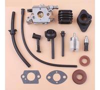 Carburateur for tronçonneuse 2500 25cc, Filtre à Carburant, Joint d'étanchéité, kit de Joints for 1 XC