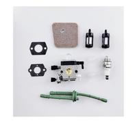 Carburateur FS55R Compatible avec Les modèles, FS45, FS38, HS45, FS55, KM55R, FS46, FS55RC, FS55C, FS55T et FS45L (pièces détachées)(1 Set)