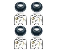 carburateur générateur Pour Suzuki GSX750F Pour Katana 1998-2006 Pour GSF1200 2001-2006 Pour Bandit 1200 GSX 750 F Carburateur Réparation Piston Dépression Membrane Kit(Set 5)