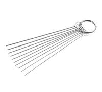 Carburateur Jets De Carbone Enlever Les Aiguilles De Nettoyage Brosses Outils De Nettoyage pour Automobile Moto ATV Soudeur Carb Tronçonneuse Kit de réparation carbu(03-Needles)