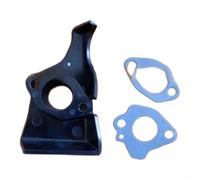 Carburateur Joint Adaptateur Bride Joint Isolant pour EX17 EX21 SP170 EX170 Tondeuse à Gazon Tronçonneuse Outils de Jardin Construction Robuste Montage Facile Siège Optimal Noir 1 Set avec Tuyau