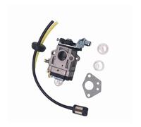 Carburateur kit Convient pour CG430 CG520 52cc 49cc 43cc coupe-herbe 40-5 44-5 Kit joint carburateur, tuyau, bougie d'allumage, filtre à essence, pompe, coupelle(Silver)
