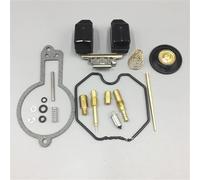 Carburateur Kit de réparation et de Reconstruction de carburateur pour XR600R 1988-2000 avec Ensemble de vannes de Coupure d'air Flottant(A)