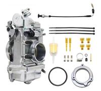 Carburateur Kit Pour Mikuni HSR TM42 42mm HSR45 45mm HSR48 48mm Pour H&arley EVO Evolution Pumper Avec Jets Carburateur De Moto(Hsr45 With Cable)