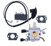 Carburateur Module de bobine d'allumage Kit Pour Stihl FS300 FS350 FS120 FS200 FS250 FS250 R FS020 FS202 TS200 Débroussailleus
