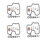 Carburateur Moteur Lot 4 Kits Réparation Carburateur pour Kawasaki ZX6R Adaptés Au Kit Réparation Carburateur ZZR 600 1998 1999 2000 2001 2002 Carburetor