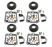 carburateur moteur Pour XJ 900F 900 F XJ900F 58L XJ900 58 L 1986-1990 Pointeau Soupape Joint Vis D'air Flotteur Carburateur Kit De Réparation(D)