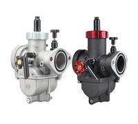 Carburateur moto Carburateur À Bride NIBBI PE19mm/PE22mm/PE24mm/PE26mm/PE28mm Pour Moto 2T 4T GY6 100cc-250cc ATV Racing Pitbike(19mm RacingVersion)