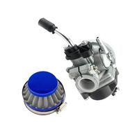 Carburateur moto Ensemble Principal De Filtre À Air Carburateur D'atv 49cc 19mm Pour Mini Vélo Poche 2 Temps 47cc 49 Cc Carburateurs Carb(Carburetor blue)