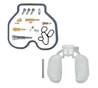 Carburateur Outil Kit De Réparation De Carburateur pour Moto pour H&Onda CG150 Sport CG150S 2005-2008, Kit De Réparation De Flotteur, Pièces De Siège D'aiguille Carburateur Filtre(Ensemble 4)