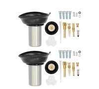 Carburateur Outil Kit De Réparation De Carburateur pour Moto pour H&Onda VLX 600 VT600 NV400 VLX 400 NV600 VT600 Bros 400 NC25E NC26, Kit De Soupape De Piston Carburateur Filtre(2 Ensemble)