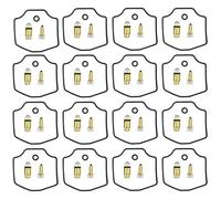 Carburateur Outil Kit De Réparation De Carburateur pour Y&amaha SZR660, TT600E, TT600R, TT600RE, TT600S, XTZ600H, XTZ660N. Carburateur Filtre(16 Set)
