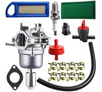 Carburateur pour Briggs & Stratton 19 19.5 20 20.5 21 HP Moteur Craftsman Tondeuse à Gazon Tracteur Intek Monocylindre Moteur OHV Nikki Carb avec joint et outils de nettoyage, remplace OE 594601
