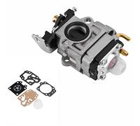 Carburateur pour Moteur de Débroussailleuse 52cc 49cc 43cc 40cc, Kit Carbu à Deux Temps avec Joint Membrane Kit de réparation et Pompes d'Amorçage Base Ampoule