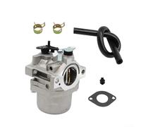 Carburateur pour moteur de tondeuse à gazon 796077 590399 Kit de remplacement avec joint d'étanchéité pour conduite de carburant en acier Installation facile pour l'entretien extérieur de tondeuse de