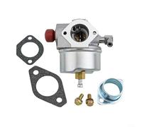 Carburateur pour moteur de tondeuse Tecumseh 632795 LAV30 LAV35 TVS75 Kit de remplacement avec joint d'étanchéité pour conduite de carburant