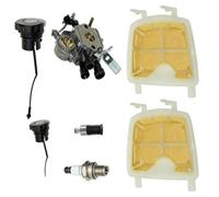 Carburateur Pour MS171 MS181 MS211 C1Q-S119 C1Q-S268 Kit Complet Bougie Capsule Carburant Scie pour chaîne Jaune