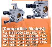 Carburateur pour Stihl FS250R FS120 FS120R FS200 FS200R FS202 FS300 FS350 BT120 BT120C BT121 SP200 FR350 FR450 FR480 TS200 Debroussailleuse