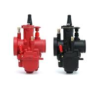 Carburateur PWK 21, 24, 26, 28, 30, 32, 34 Mm Avec Gicleur Principal Et Gicleur Ralenti Pour Motos 2T, 4T, 50-350 Cc Dirt Bike(21mm red)