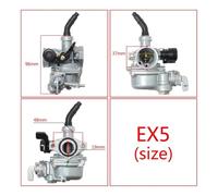 Carburateur PZ19 19 mm Compatible avec moto, compatible avec C100 DY100 WAVE100 CD100 SUPRA X110 Dream EX5 100 cc, Pit Bike, Go Kart, cyclomoteur, scooter(KPZ19-Manual)