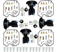 Carburateur Reconstruction Kits Kit De Réparation De Carburateur Pour YAMAHA FZR1000 EXUP 1989-1995 FZR 1000 Pièces De Carburateur De Moto Diaphragme De Piston De Flotteur Carb Révision Kit(Ensemble 4