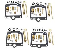 Carburateur Réparation Kit De Réparation Carburateur pour Yamaha XJR1200 4KG Réfection Complet Comprenant Pointeau Joint, Vis Richesse Pièces Réglage Ralenti Remplacement(Ensemble 5)
