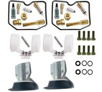 Carburateur réparation Kit De Réparation De Carburateur De Moto Pour K&awasaki ER-5 ER500 1997-2005 ER 500 Pièces De Reconstruction De Carburateur À Diaphragme À Flotteur Kit Carburateu(Ensemble 4)