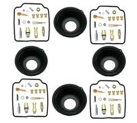 Carburateur Révision Kit Kit De Réparation De Carburateur pour Yamaha FZ 750 FZ750 1986-1991 Kit De Pièces De Reconstruction Carburateur De Moto Diaphragme De Moteur Carb Reparation Kit(Ensemble 3)