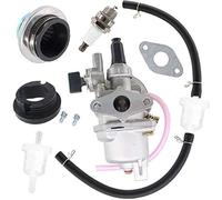 Carburateur & tuyau à essence avec filtre à air Bougie d'allumage pour 2 temps 47 cc 49 cc Pocket bike Dirt Bike Mini ATV Quad