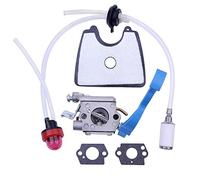 Carburateur W Kit de réglage la ligne filtre à carburant air for Husqvarna 12 5b 125bx 125bvx Parties souffleur feuilles for Zama C1Q-W37 581798001
