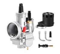 Carburateurs scoote Pour Carburateur CP Polini 15/17, 5/19/21/23/24mm Évolution Curseur Rond Starter Manuel Enfichable Carburateur universel(21mm set)