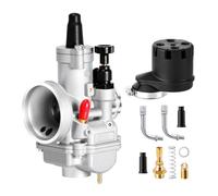 Carburateurs scoote Pour Carburateur CP Polini 15/17, 5/19/21/23/24mm Évolution Curseur Rond Starter Manuel Enfichable Carburateur universel(23mm set)