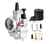 Carburateurs scoote Pour Carburateur CP Polini 15/17, 5/19/21/23/24mm Évolution Curseur Rond Starter Manuel Enfichable Carburateur universel(17.5mm set)