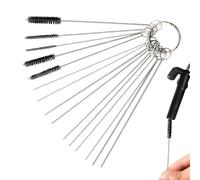 Carburetor Carbon Cleaner, Motorcycle Carb Cleaning Tool, Stainless Steel Cleaning Kit, Carburetor Brush Set, Cleaning Needles For Carburetor, Outboard Motor Cleaner Kit, ATV Carburetor Tool, E