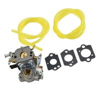 Carburetor Gasket Fuel Line Kit for McCulloch for Mac700 Series for Partner P738 P740 for XTREME 842 Chainsaw Replacement Parts Includes 1 Carburetor 3 Gaskets 2 Fuel Lines